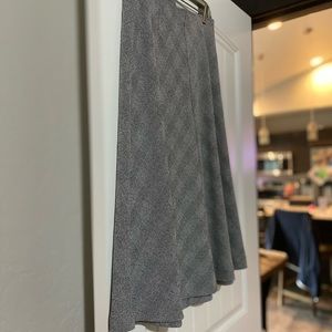 Pleated high waisted skirt